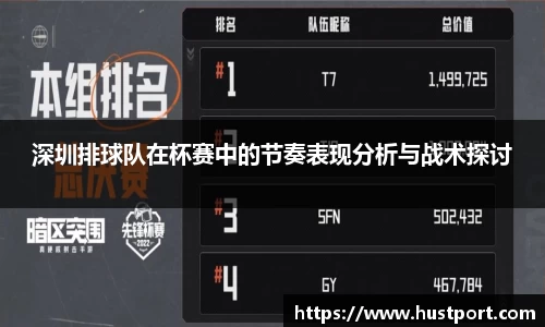 深圳排球队在杯赛中的节奏表现分析与战术探讨